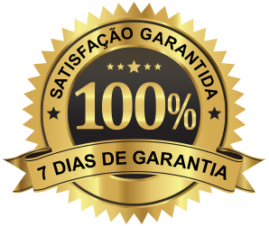 100% satisfação garantida - 7 dias de garantia
